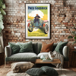Pneu Goodrich Advertisement Poster