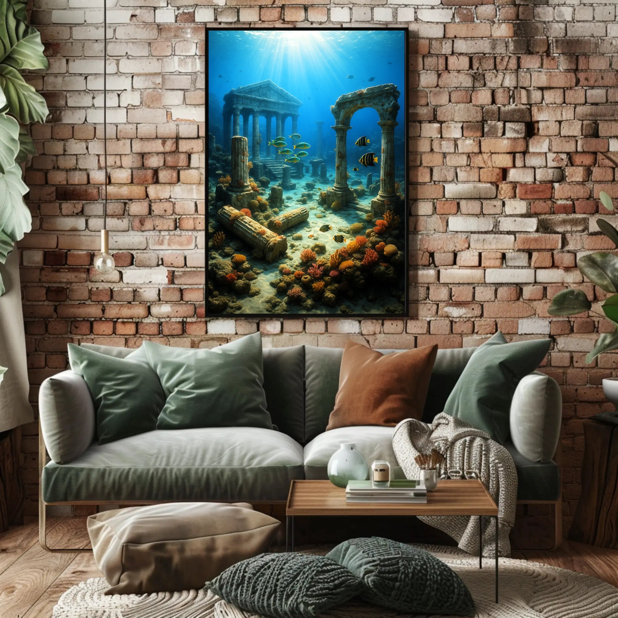 Lost City Under the Sea Poster PosterGoat