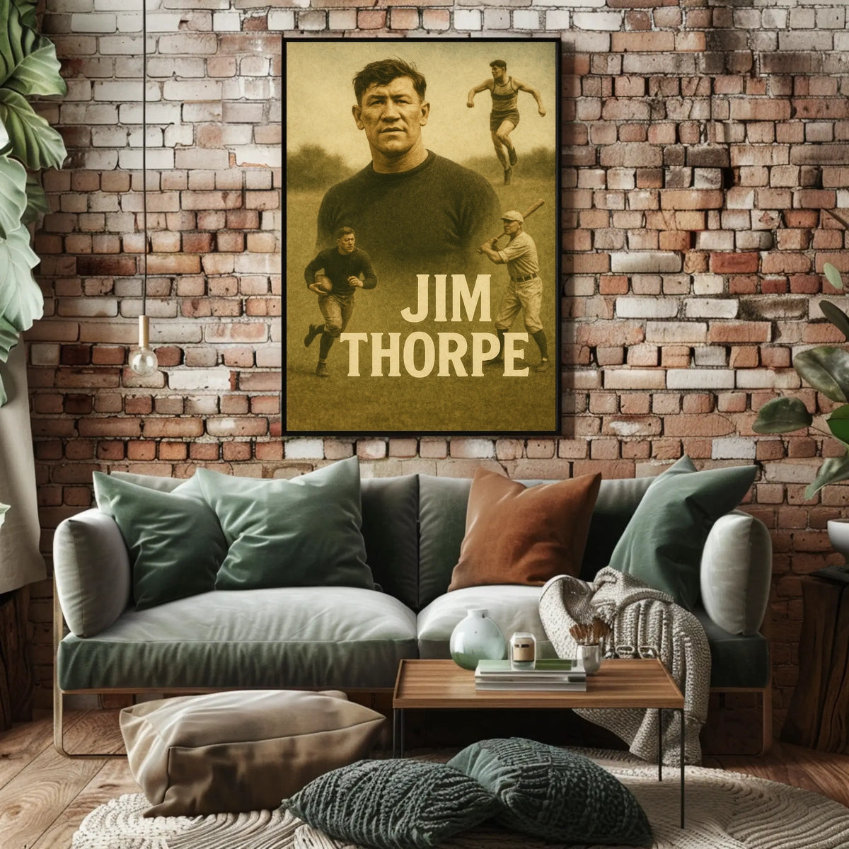 Jim Thorpe Athletic Legend Poster