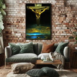 Surreal Vision of the Crucifixion Poster
