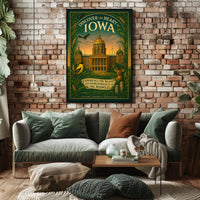 Discover The Heart Of Iowa Poster