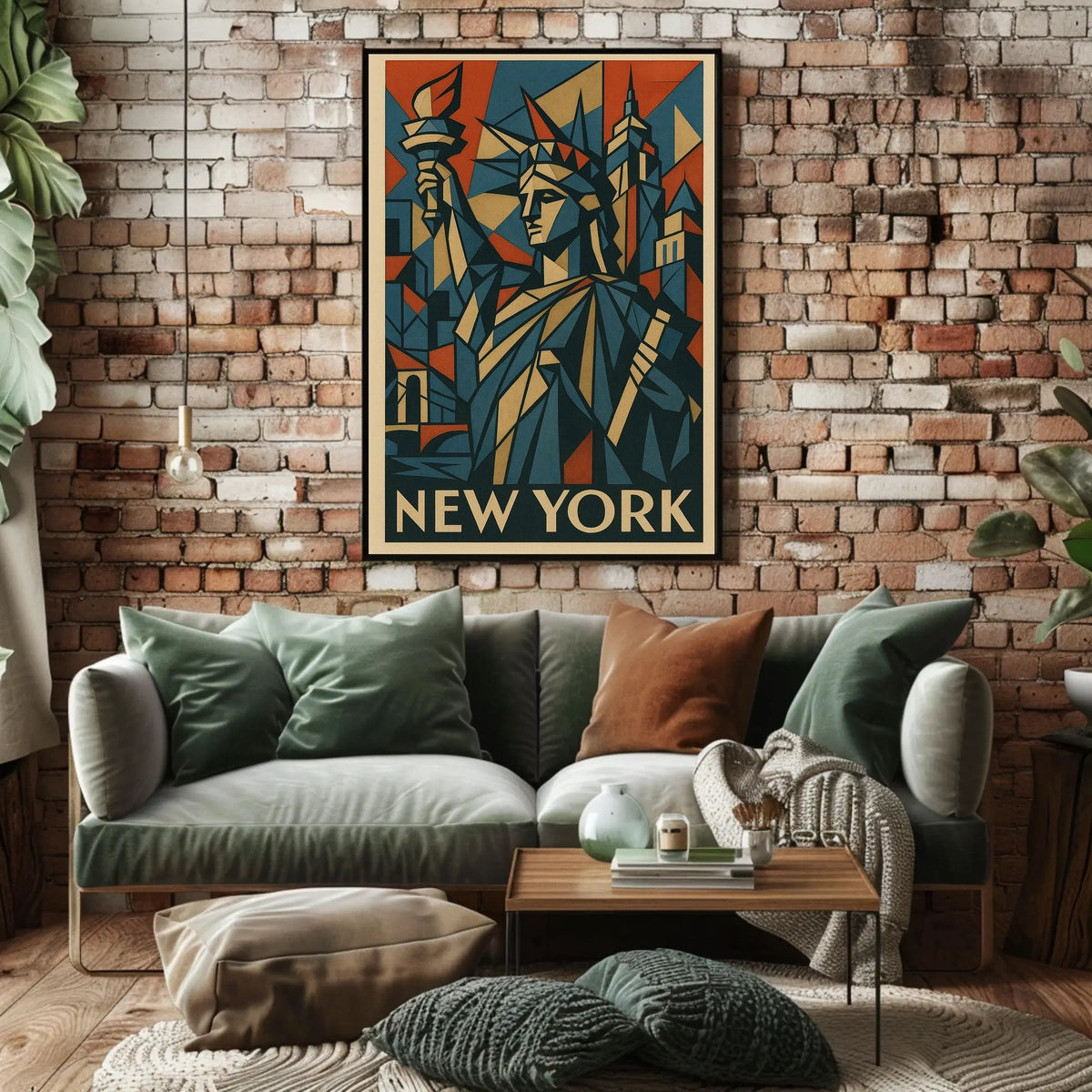 New York Art Deco Tribute Poster