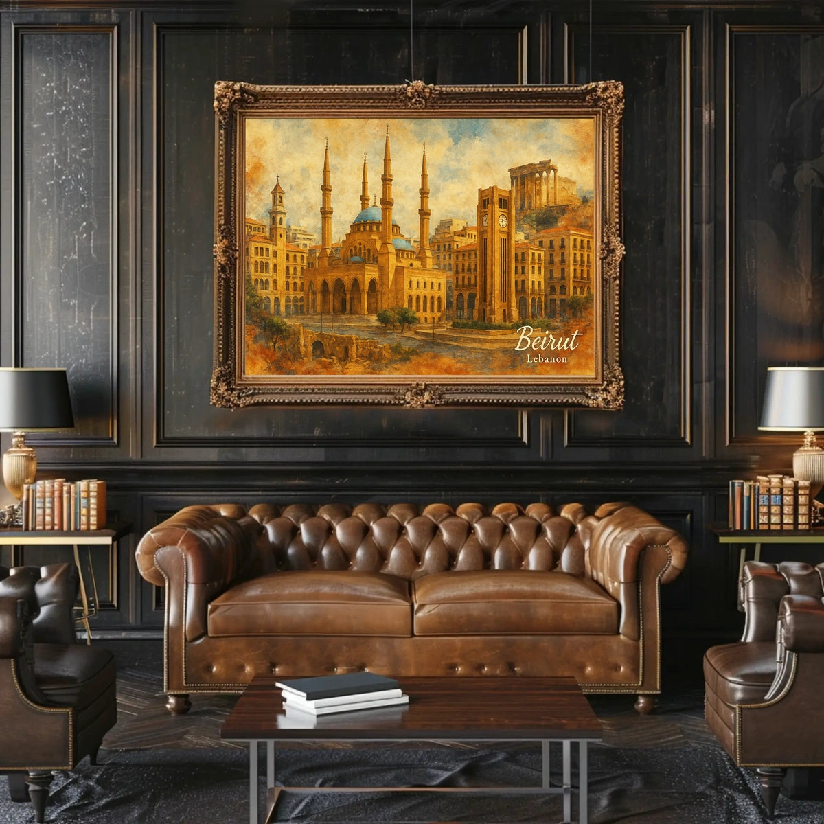 Beirut Cityscape Photography Realism Wanderlust Poster