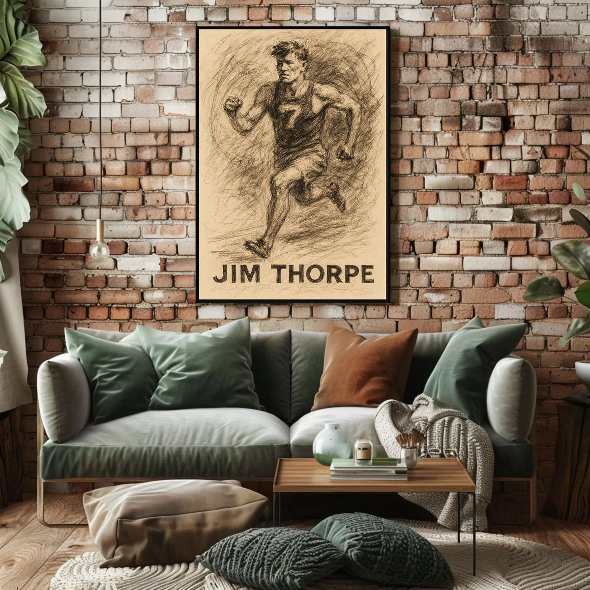 Jim Thorpe Athletic Legend Poster