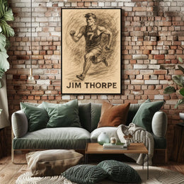 Jim Thorpe Athletic Legend Poster