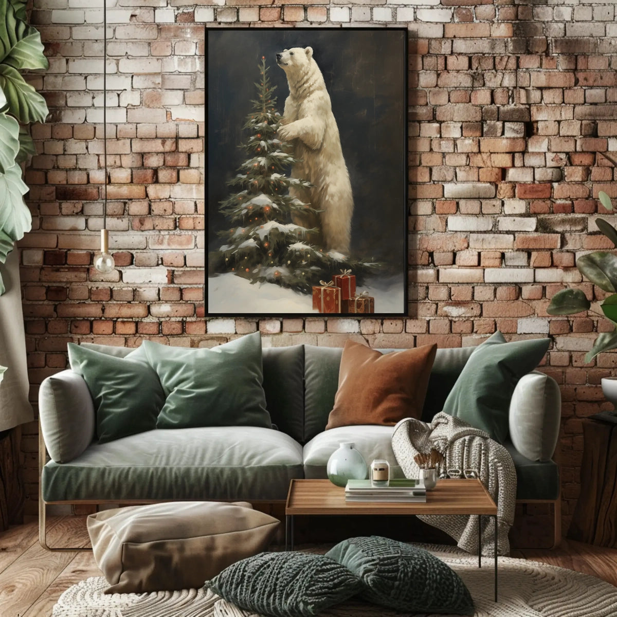 Polar BearS Christmas Poster