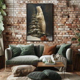Polar BearS Christmas Poster