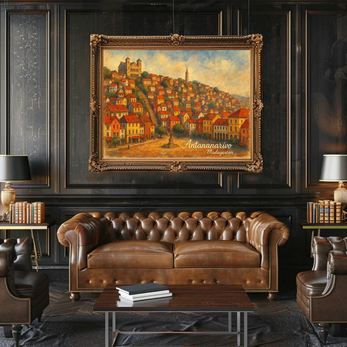 Antananarivo Cityscape Wanderlust Photo Realism Poster