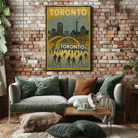 Toronto Winter Scene Poster