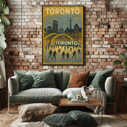 Toronto Winter Scene Poster