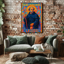 Saint Peregrine Laziosi Poster