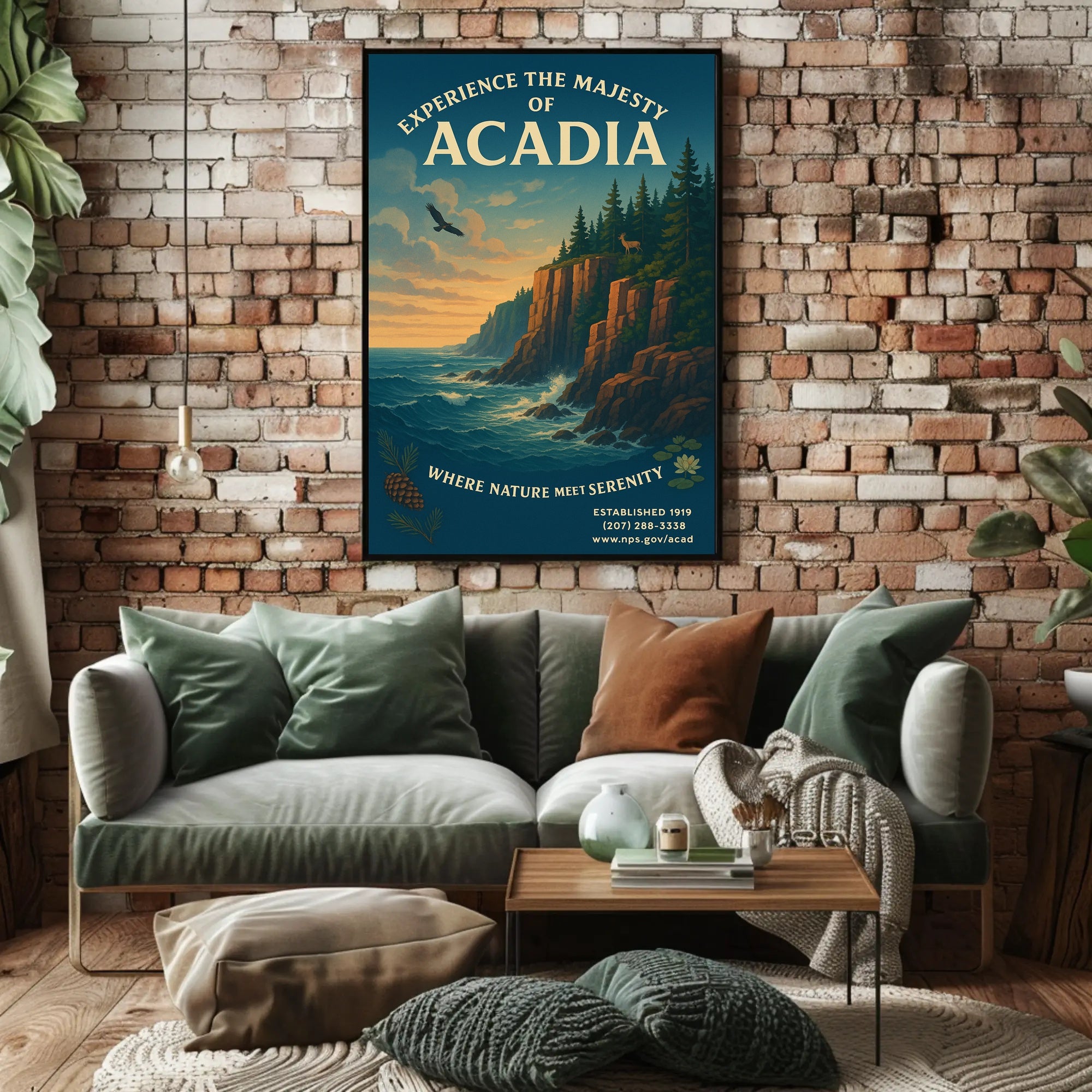 Experience the Majesty of Acadia Poster PosterGoat