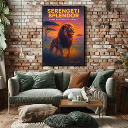 Serengeti Splendor Poster