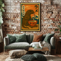 Ramen Reptile Delight Poster