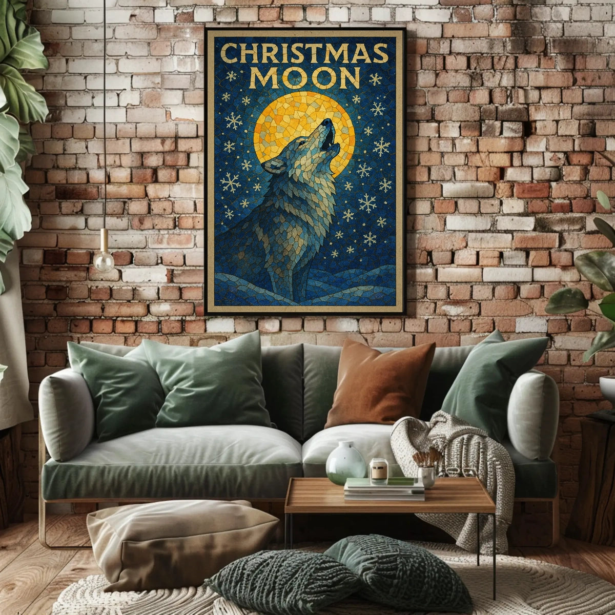 Christmas Moon Poster