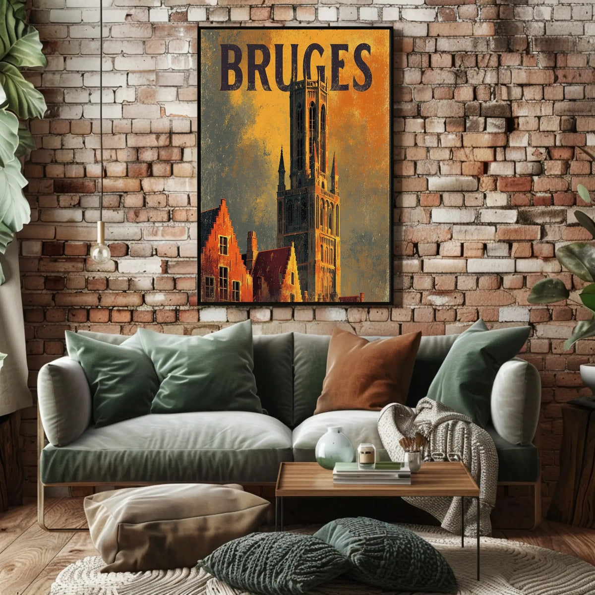 Bruges Architectural Splendor Poster