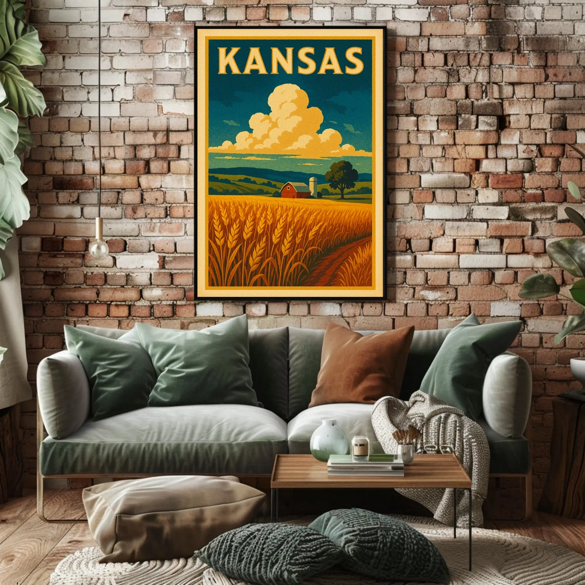 Kansas Countryside Poster