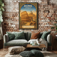 Rome, Italy Eternal City of Wonders Poster
