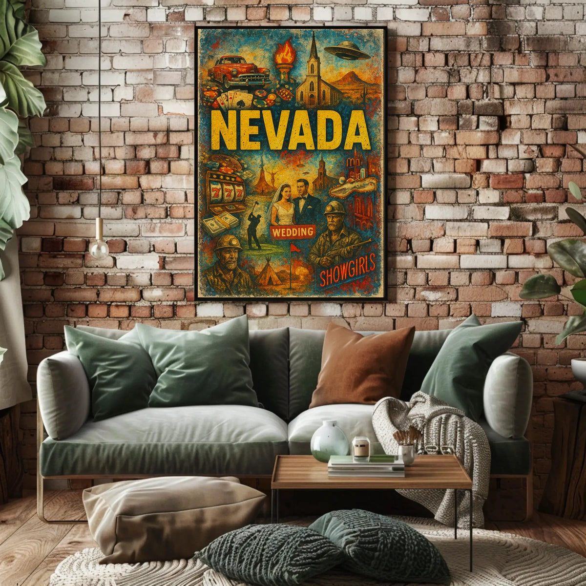 Nevada A Vibrant Tapestry Poster