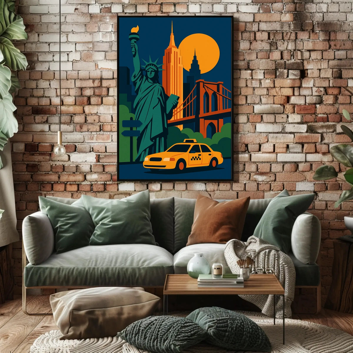 New York City Icons Poster