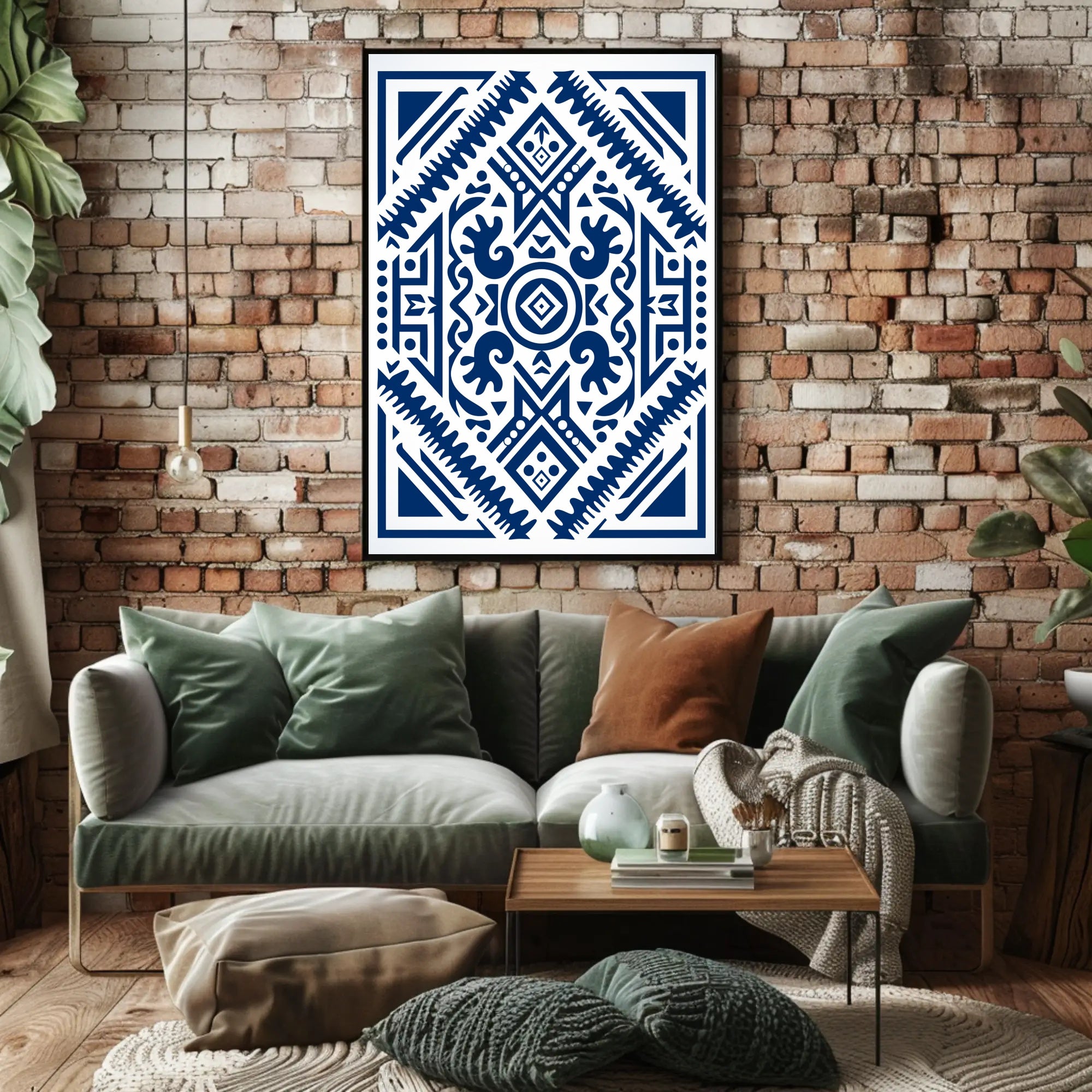 Geometric Abstraction Abstract Poster