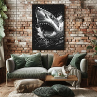The Ferocious Shark Poster