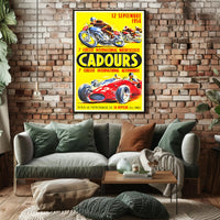 Cadours International Racing Event 1954 Poster