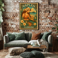 Naples Florida A Tropical Retreat Poster Wall Art Print