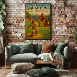 Philadelphia Quakers Celebrating a Legendary Era Poster