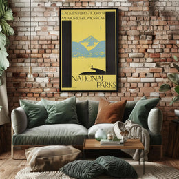 National Parks Vintage Travel Poster Art Print