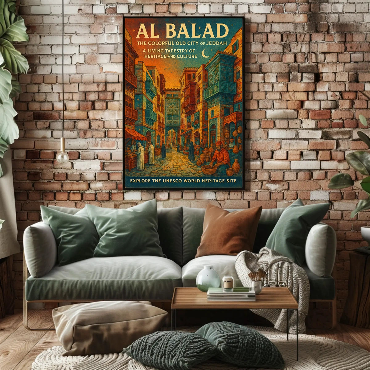 Al Balad The Colorful Old City Of Poster