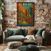 Al Balad The Colorful Old City Of Poster