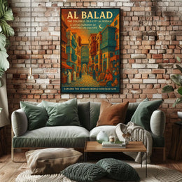 Al Balad The Colorful Old City Of Poster