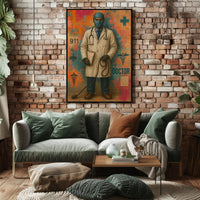 Healthcare Hero in Action - Artistic Poster
