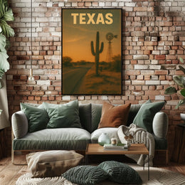 Texas Landscape Poster