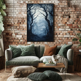 Enchanted Forest Mystique: Mystical Artistic or Pop Culture Poster
