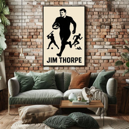Jim Thorpe Legendary Athlete Poster
