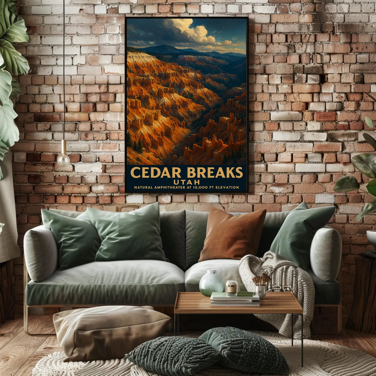 Cedar Breaks Natural Amphitheater Poster