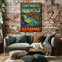 Ontario U.S.-Canada Connection Poster
