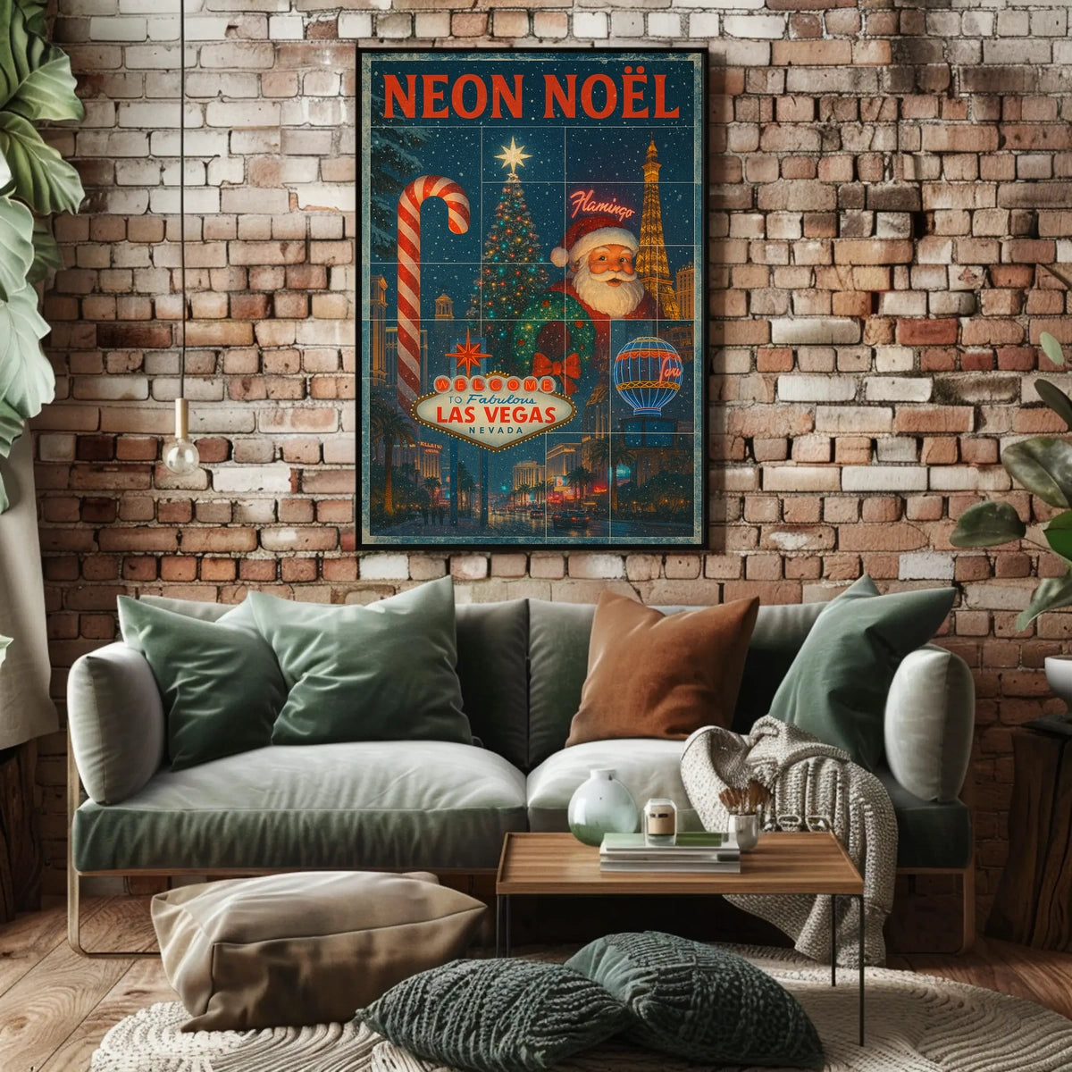 Neon Noël In Las Vegas Poster