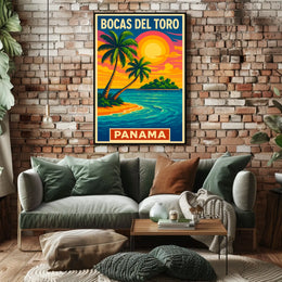 Bocas Del Toro Tropical Paradise Poster