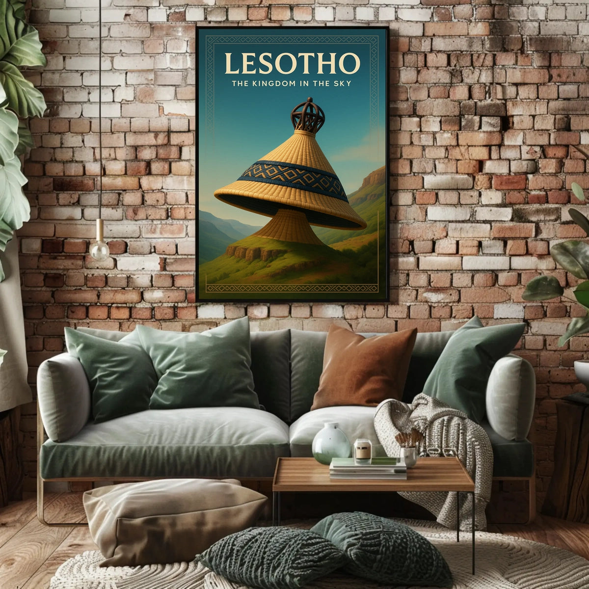 Lesotho The Kingdom In The Sky Poster
