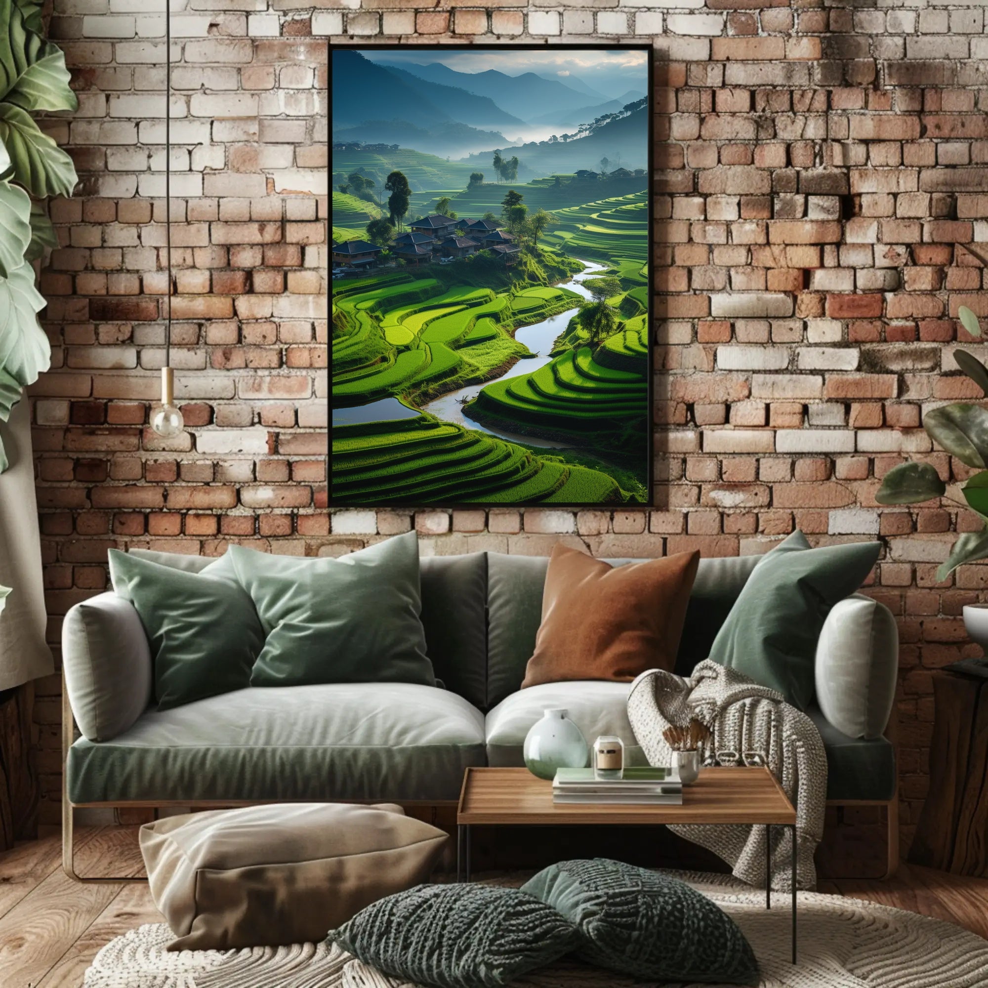 Rural Harmony in Southeast Asia Cultural or Heritage Poster