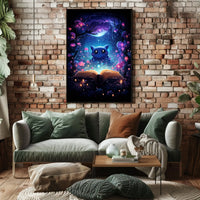 Enchanted Night Mystic Forest Surrealism Dreamers Poster
