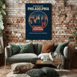 Embrace Philadelphia Poster PosterGoat