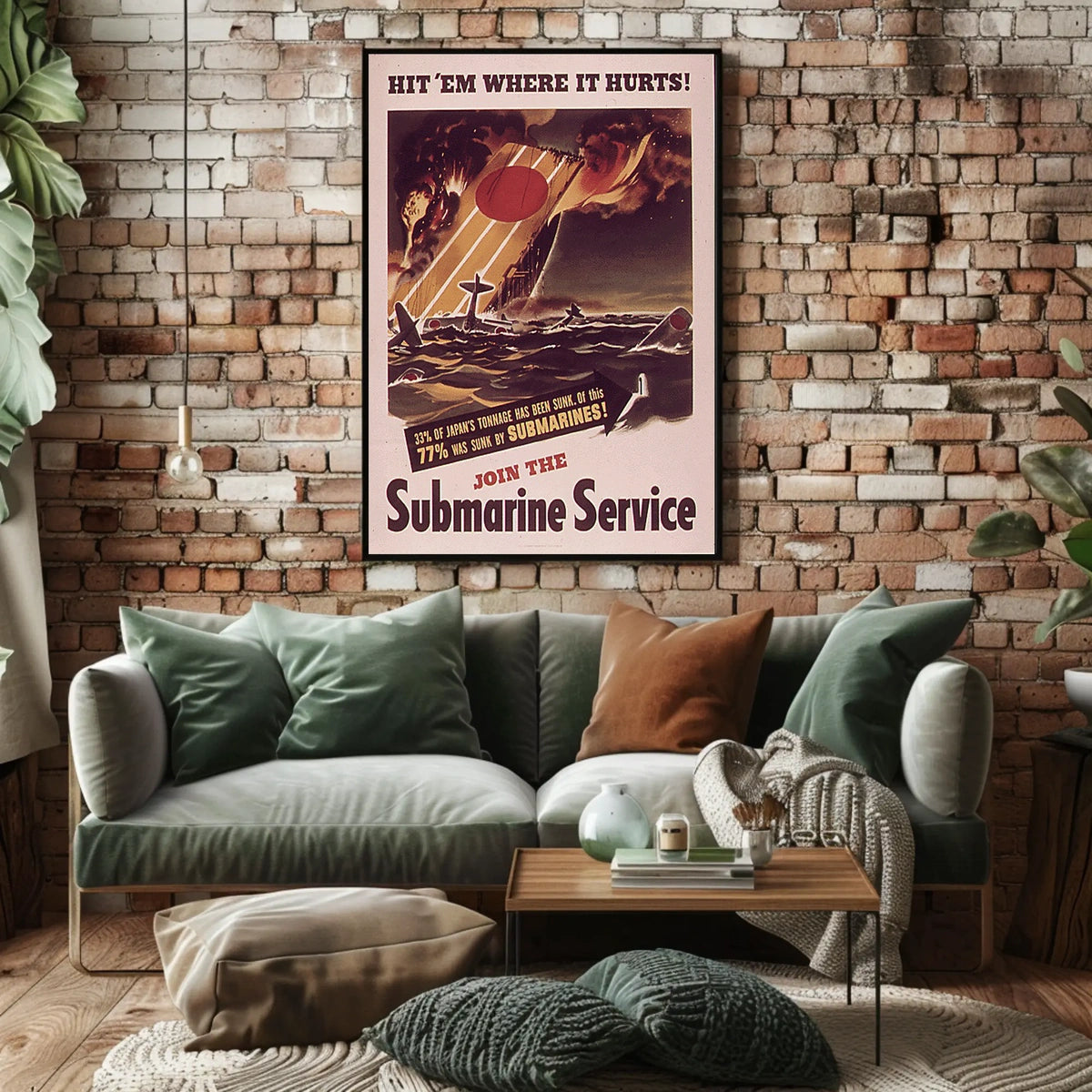 Join the Submarine Service Military Recruitment Poster