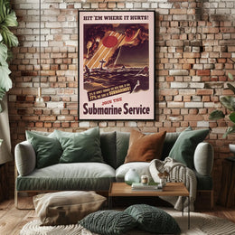 Join the Submarine Service Military Recruitment Poster
