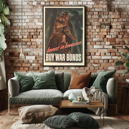 Invest in Invasion Poster PosterGoat