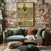 Jim Thorpe Iconic Sports Legend Jim Thorpe Poster