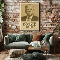 Donald Trump 47th President Poster